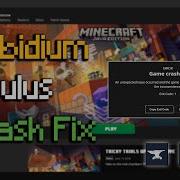 How To Fix Forge Oculus Rubidium Mod Crash Problem Minecraft 1 20 1
