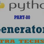 80 Generators In Python Python Tutorial In Tamil