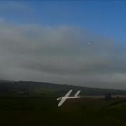 Multiplex Mini Solius RC Conversion Flying In High Winds