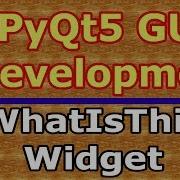 PyQt5 Creating WHATSTHIS Widget With QWhatsThis Class Python GUI Development 11