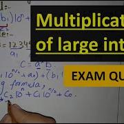 Multiplication Of Large Integers Divide And Conquer In Design And Analysis Of Algorithm Urdu Hindi