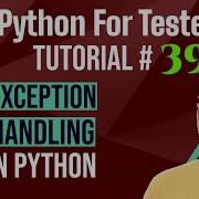 Python For Testers 39 Exception Handling In Python