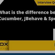 What Is The Difference Between Cucumber JBehave And Specflow Selenium Interivew Question 370