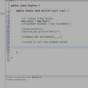 Writing A Basic Class With Java