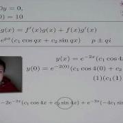 Second Order Differential Equations Initial Value Problems Example 4 KristaKingMath