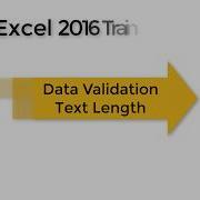 16 8 Excel 2016 Data Validation Text Length