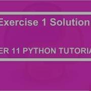 Exercise 1 Solution Python Tutorial 144