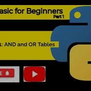 Program To Print Truth Table Of AND And OR Gate In Python Learn Python Basics Tutorial Part 1