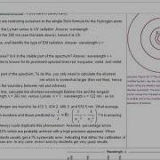 Openstax College Physics Ch 29 30 And 31 Atomic Physics Some Problems