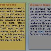 Open Access Publishing Models