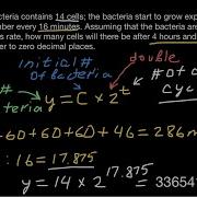 How To Calculate Exponential Growth Of Bacteria