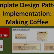 Template Design Pattern Or Template Method Design Pattern Implementation Making Coffee