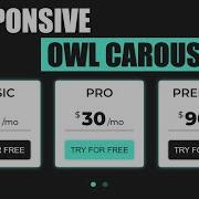 Responsive JS Slider With Owl Carousel 2 Plugin