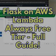 Host A Flask Website For FREE With AWS Lambda Free Tier Complete How To Guide