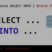 SELECT INTO Oracle PL SQL