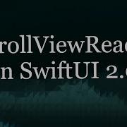 ScrollViewReader SwiftUI 2 0