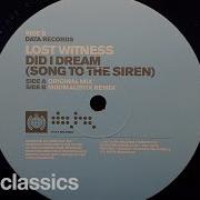 Lost Witness Did I Dream Song To The Siren Original Mix 2002