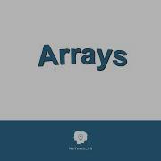 1D Arrays