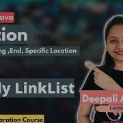 Doubly Linked List Deletion Of A Node From Beginning End Given Location With Java Code 16