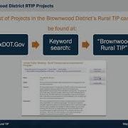 Rural Transportation Improvement Program Brownwood District FY 2021 2024