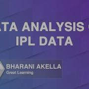 Data Analysis Of IPL Data Python For Data Analysis IPL Data Web Scraping Great Learning