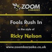 Ricky Nelson Fools Rush In Karaoke Version From Zoom Karaoke