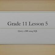 Delphi Grade 11 Query DB SQL Ep 5