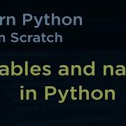 Python Tutorial Part 02 Variables And Names In Python