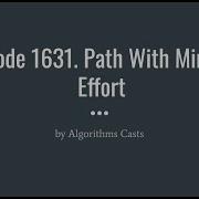 Leetcode 1631 Path With Minimum Effort