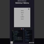 Sidebar Menu HTML CSS Solve It Smart