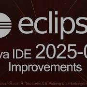 Eclipse 2025 09 Java IDE Improvements
