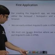 First Program In AngularJS
