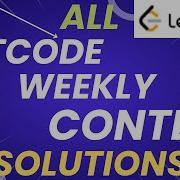 Leetcode Weekly Contest 322 Solutions Python All Solution Leetcode Weekly Contest322