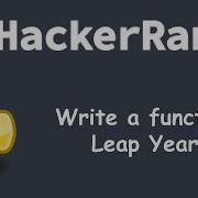 Write A Function Leap Year HackerRank Solution Python Easy Introduction Hindi
