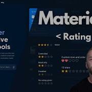 Rating Learn Material UI Components In React
