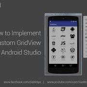 How To Implement GridView In Android Studio Sanktips