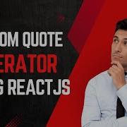 Creating A Random Quote Generator Using ReactJS