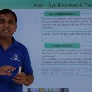 Java Synchronized Transient