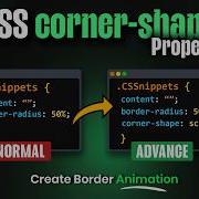 New CSS Corner Shape Animation Explained In 7 Minutes