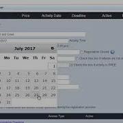Event Planner Tutorial Edit This Page