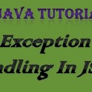 Exception Handling In JSP Using Implicit Exception Object IsErrorPage