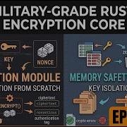 Шифрование AES 256 GCM на Rust создание криптографического модуля с нуля Axum Leptos Gupti