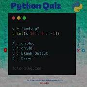 Python Quiz Day 37 What Is The Output Of Following Code