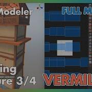 3D Modeling In Unity Full Making Video Of UV Texturing A Building 3 4 In Vermilion With UModeler