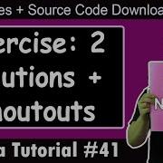 Java Tutorial Exercise 2 Solution And Shoutouts