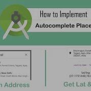 How To Implement Autocomplete Place Api In Android Studio AutocompletePlaceApi Android Coding