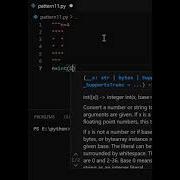 Pattern 11 Python Coding Shorts