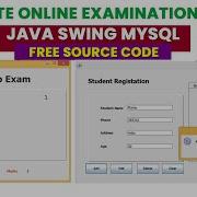 Complete Online Examination System Project Java Swing MySQL Free Source Code