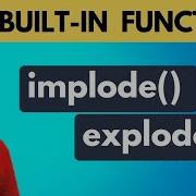 Exploring PHP S Implode And Explode Methods In Hindi Sadiq Sir