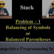 Checking The Balancing Of Symbols Balanced Parentheses Using Stack